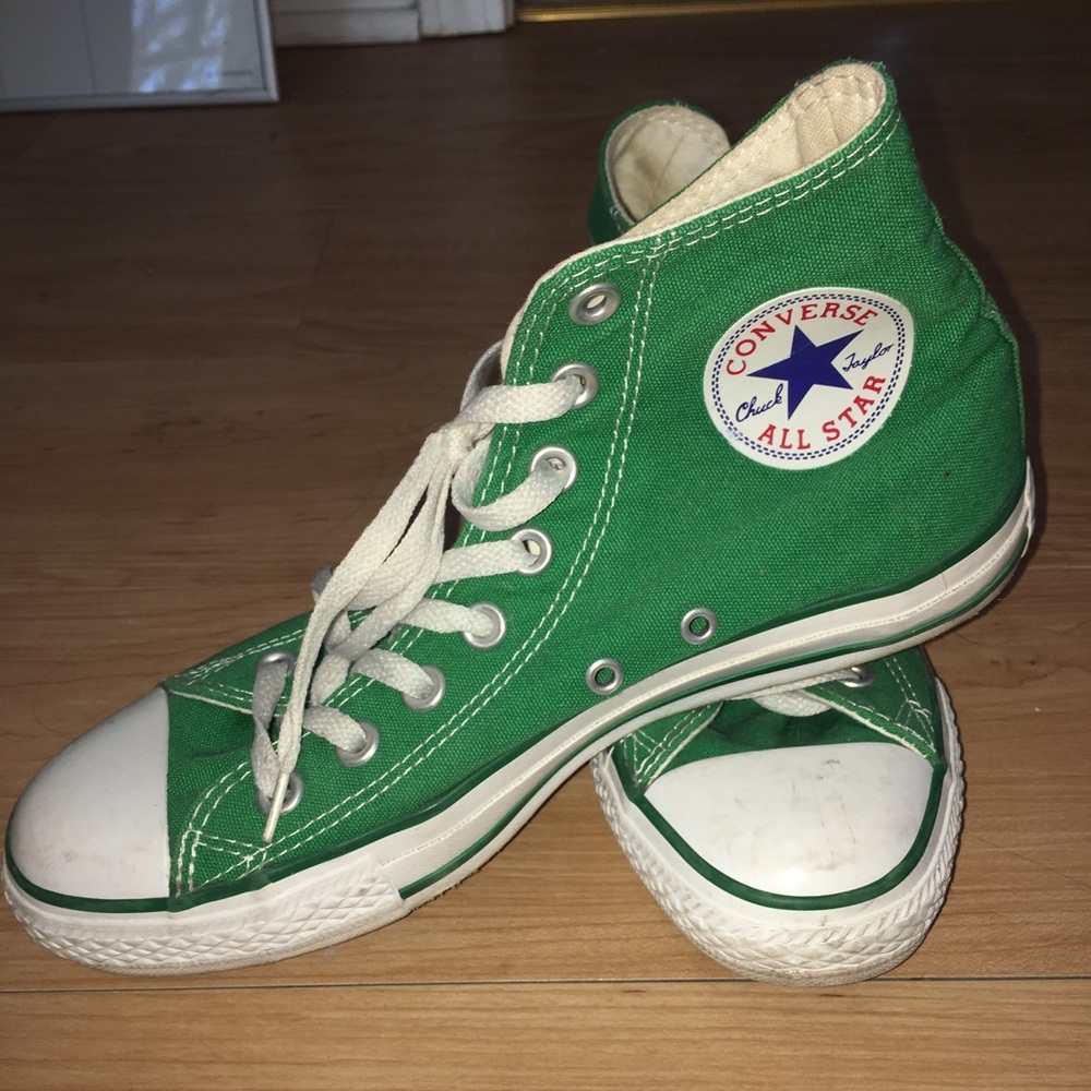 8 1/2 green high too converse